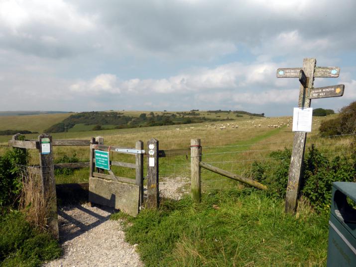 The South Downs Long Distance Path (credit: Paul Farmer, via geography.com) 