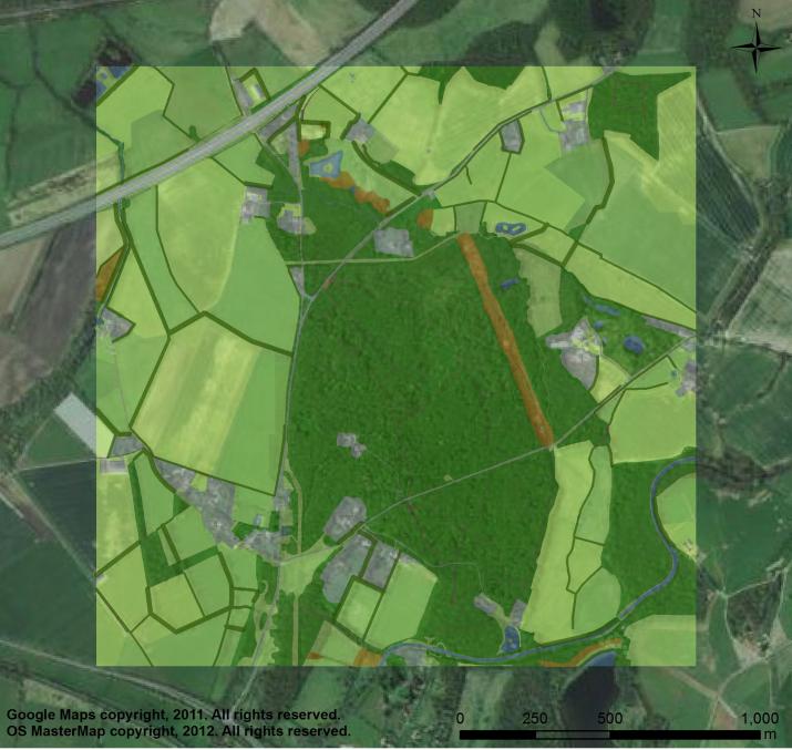 Aerial image with GIS overlay. Image: Jessica Neumann Aerial image with GIS overlay. Image: Jessica Neumann